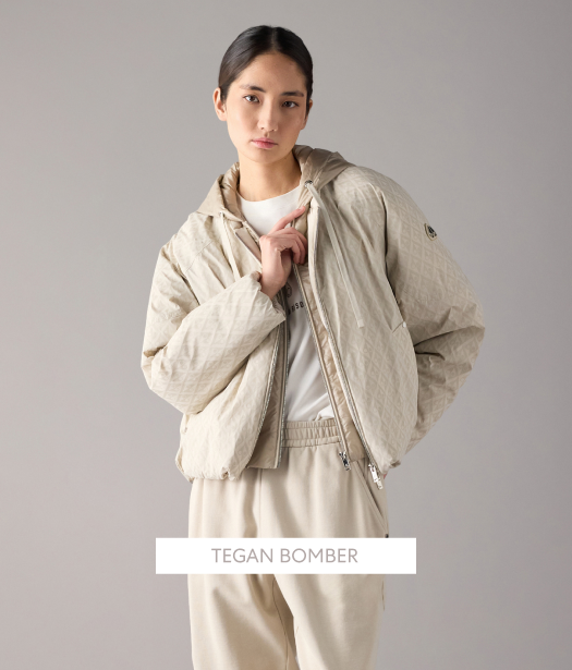 TEGAN DOWN BOMBER JACKET