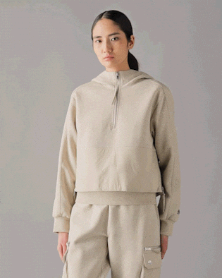 MIXED MEDIA HOODIE
