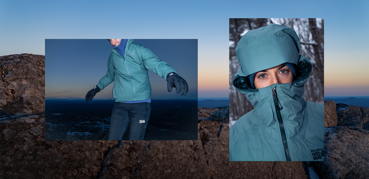 A trail runner in the Women's Kor Alloy™ Full Zip Jacket