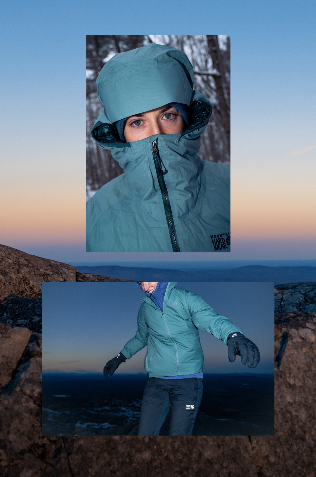 A trail runner in the Women's Kor Alloy™ Full Zip Jacket