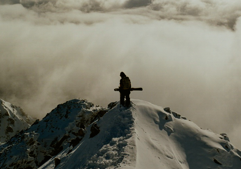 Mythogen™ GORE-TEX PRO Jacket on top of a snowy mountain