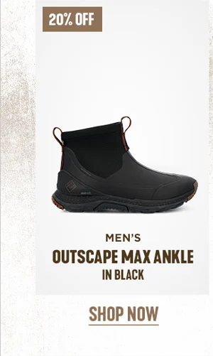 20% Off: Men's Outscape Max Ankle in Black >> SHOP NOW