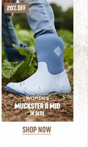 20% Off: Women's Muckster II Mid in Blue >> SHOP NOW