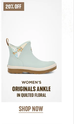 Muck20% Off: Women's Originals Ankle in Quilted Floral >> SHOP NOW-040524-GardenGreenMAP-Email2_V1_10