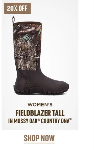 20% Off: Women's Fieldblazer Tall in Mossy Oak Country DNA>> SHOP NOW