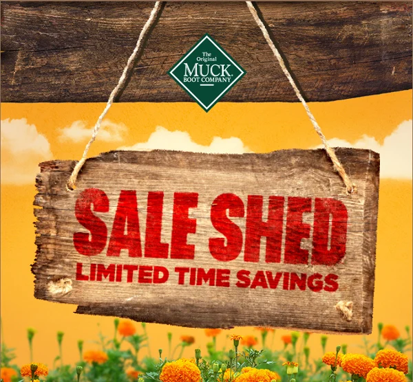SALE SHED LIMITED TIME SAVINGS