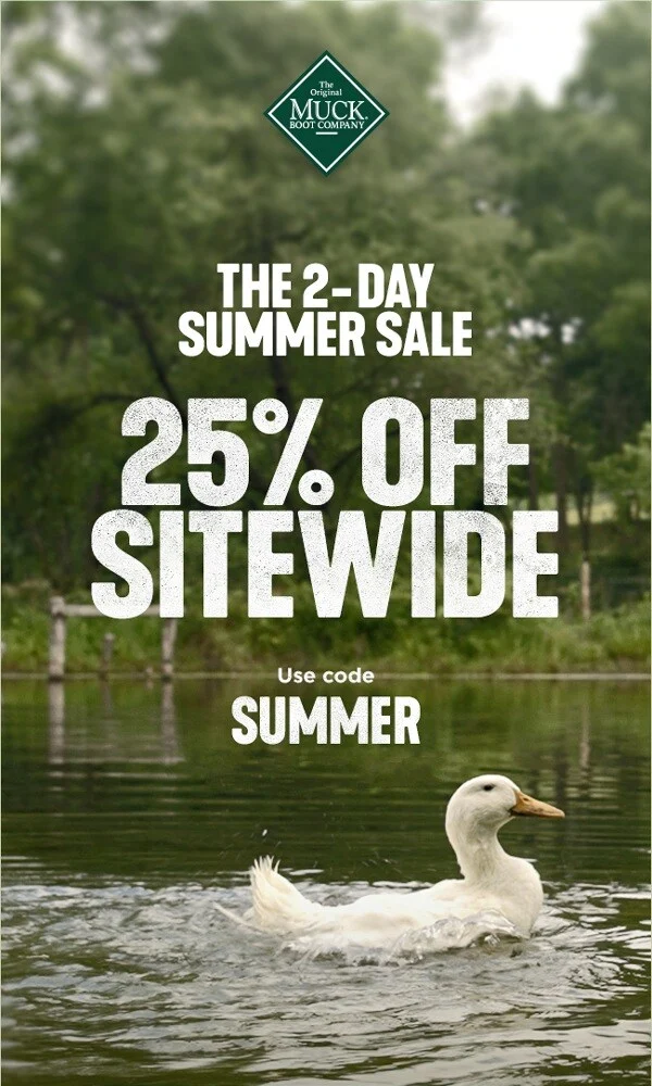 The 2-Day Summer Sale - 25% Off Sitewide - use code SUMMER