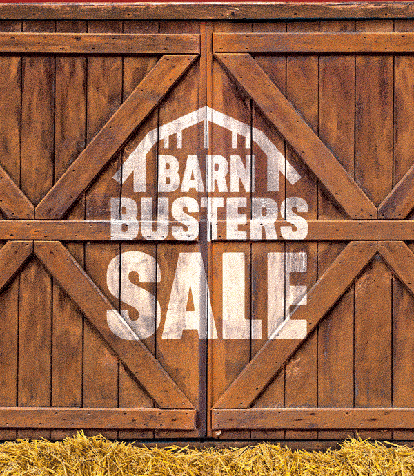 Take an extra 30% Off ALL Sale Items For a Limited Time Only with code BARN
