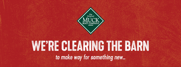 We're Clearing the Barn to make way for something new...
