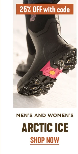 25% Off with code - MEN'S AND WOMEN'S ARCTIC ICE - SHOP NOW -