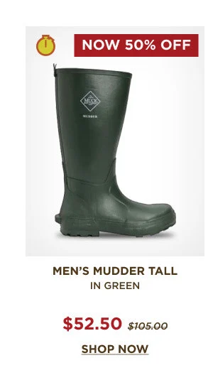 Men's Mudder Tall in Green - SHOP NOW -