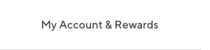 My Account & Rewards