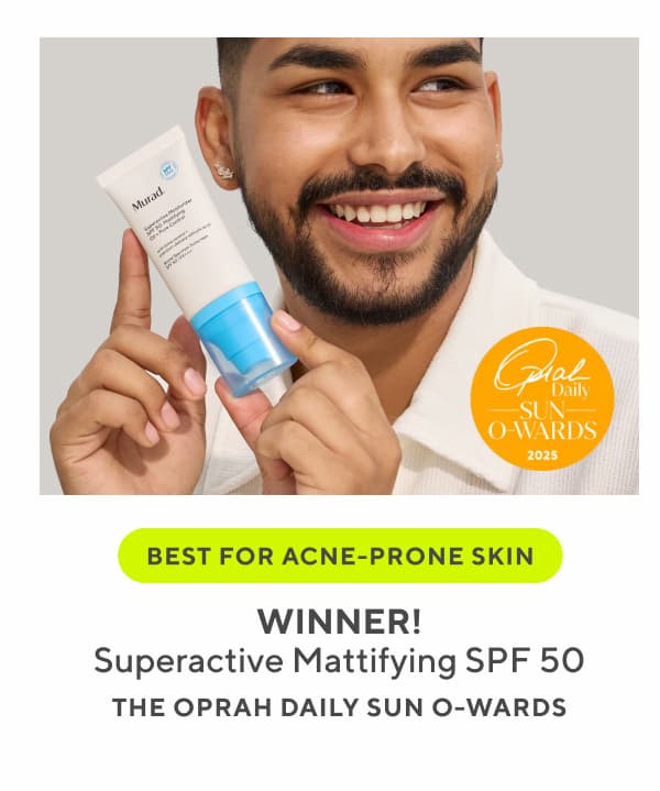 Award winner: Best for Acne-Prone Skin Superactive Mattifying SPF 