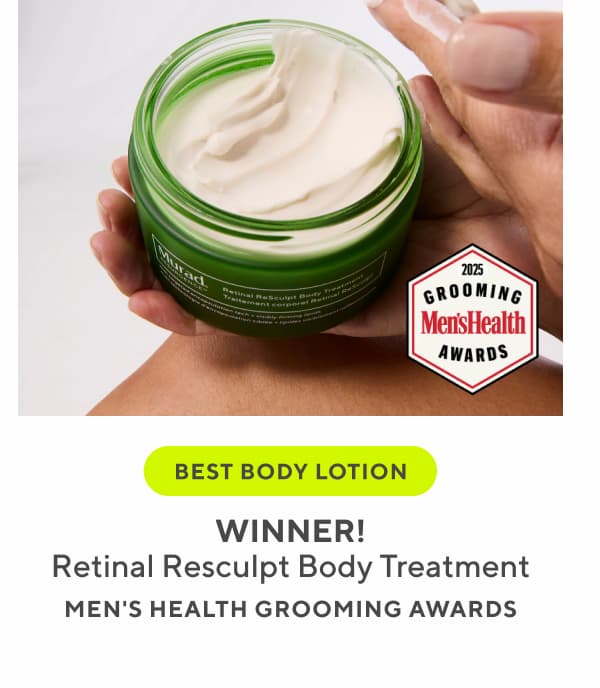 Award Winner: Best Body Treatment Retinal Body Treatment