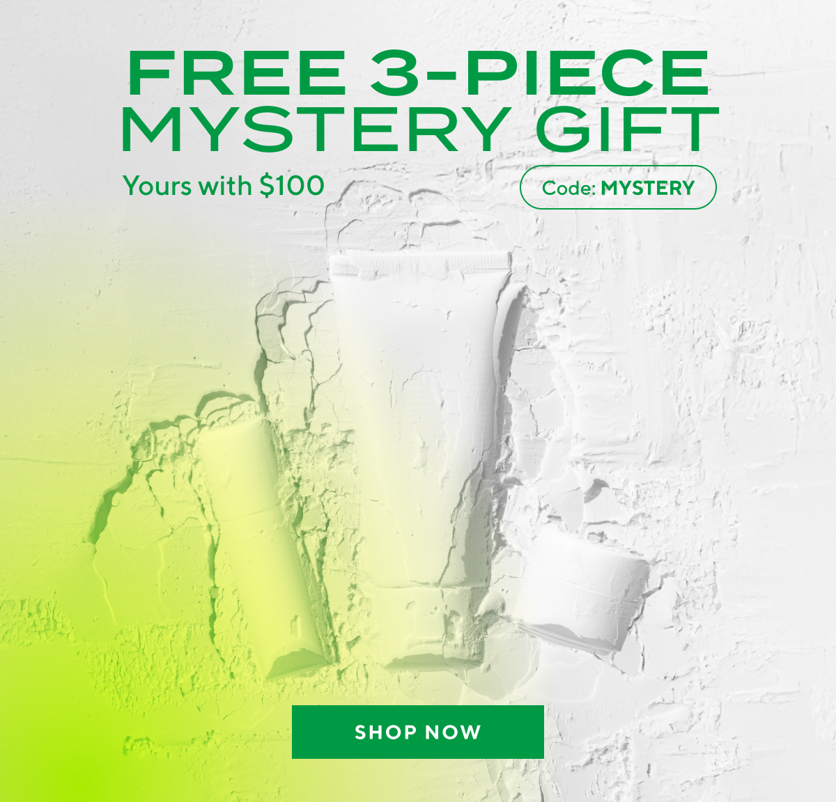 Free 3-Piece Mystery Gift with $100
