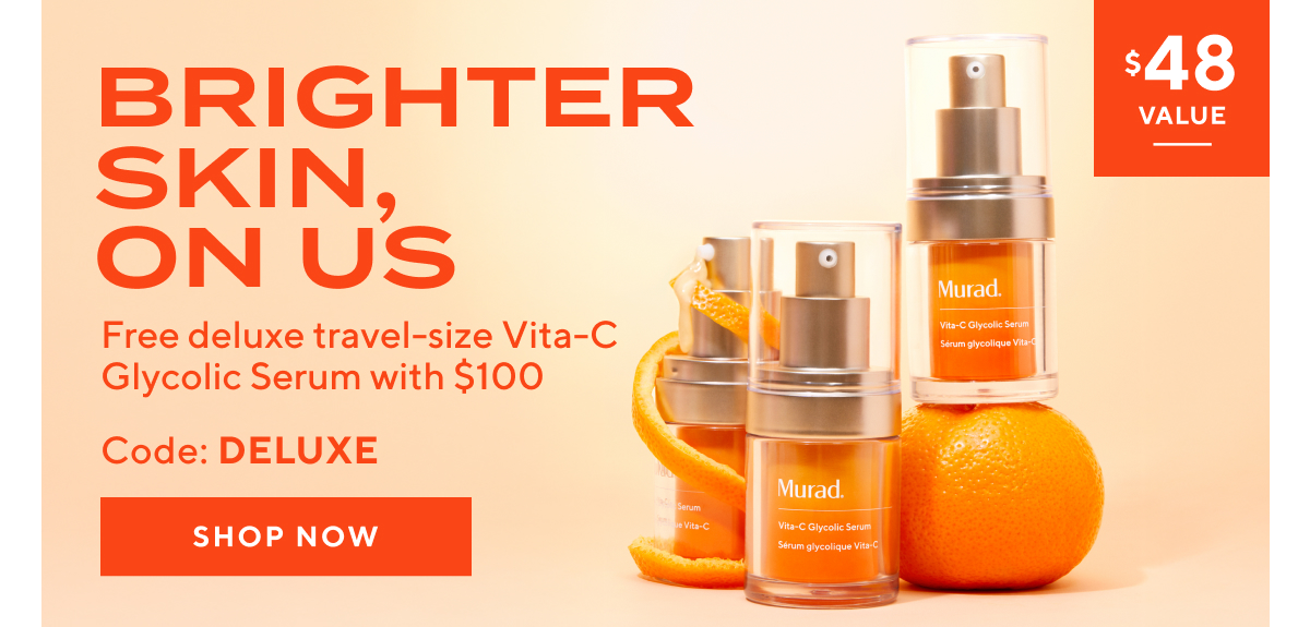 Free deluxe travel size with $100
