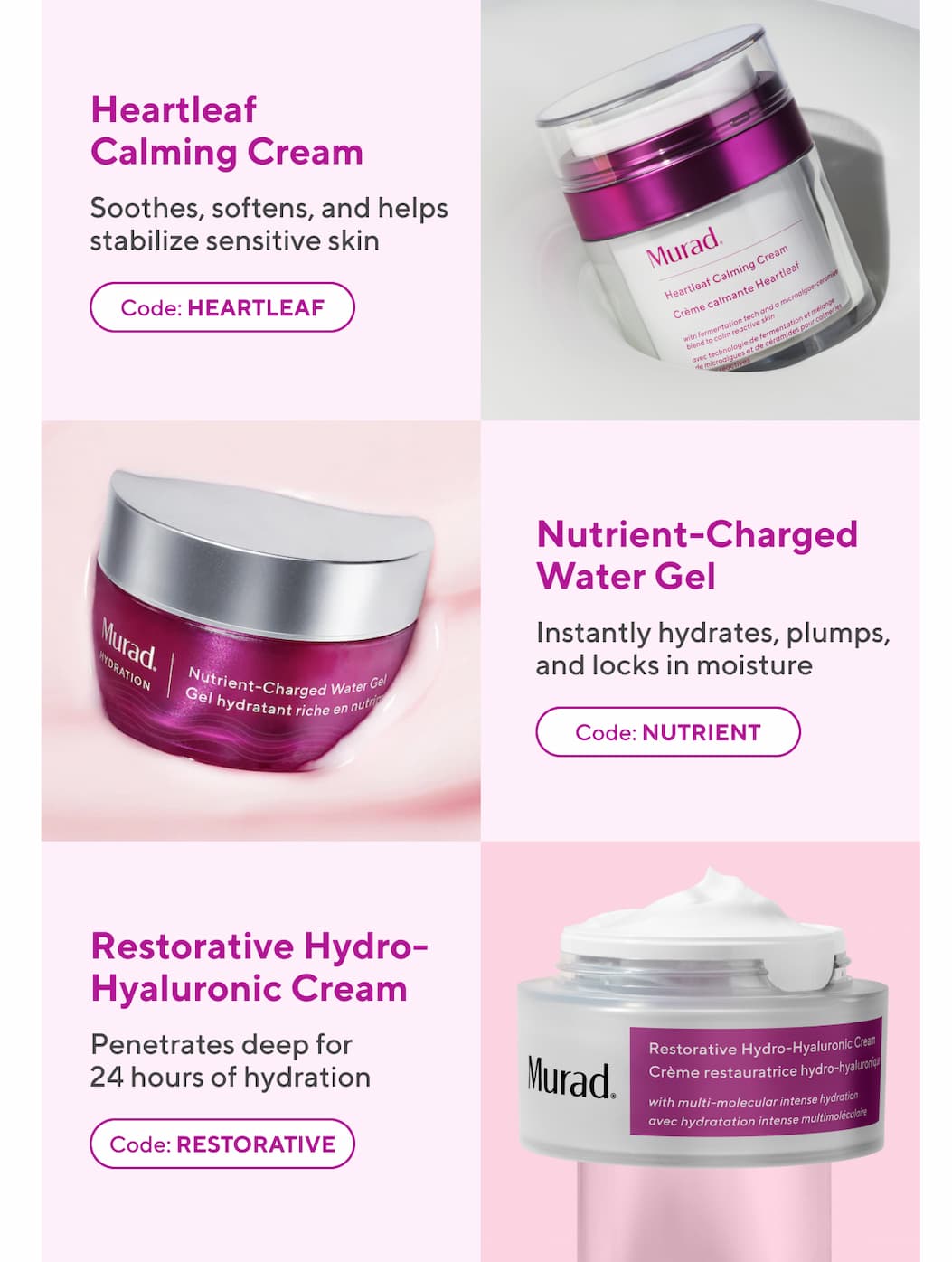 HEARTLEAF, NUTRIENT or RESTORATIVE 