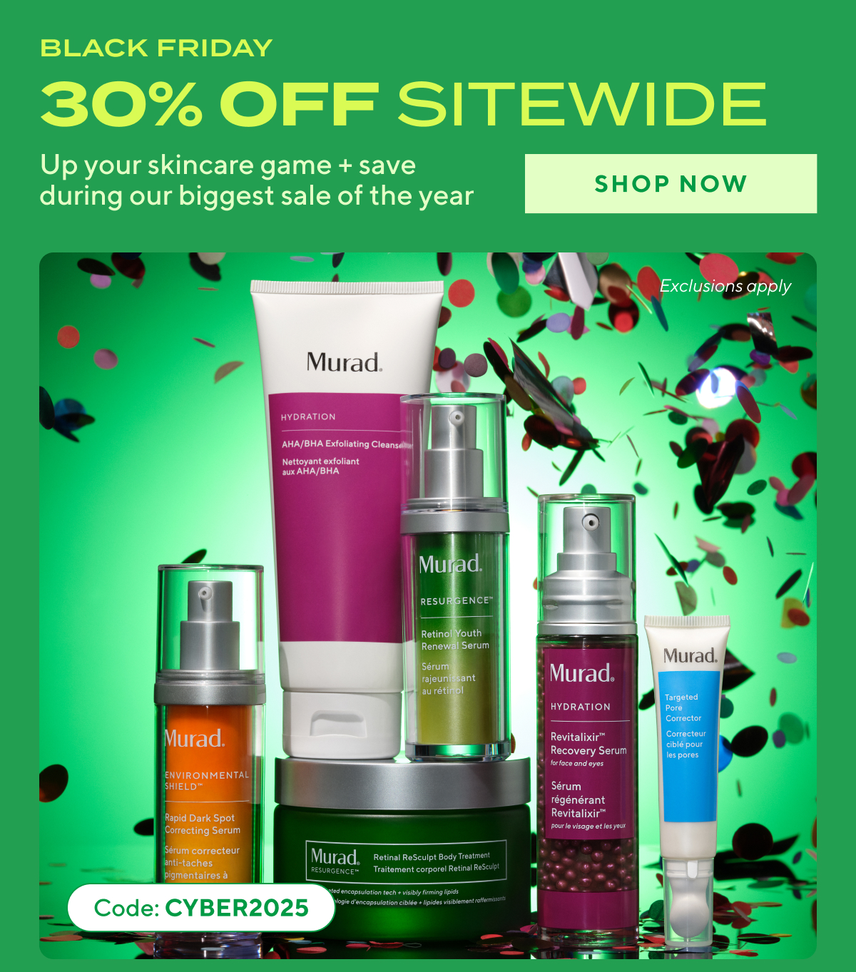 30% Off Sitewide 