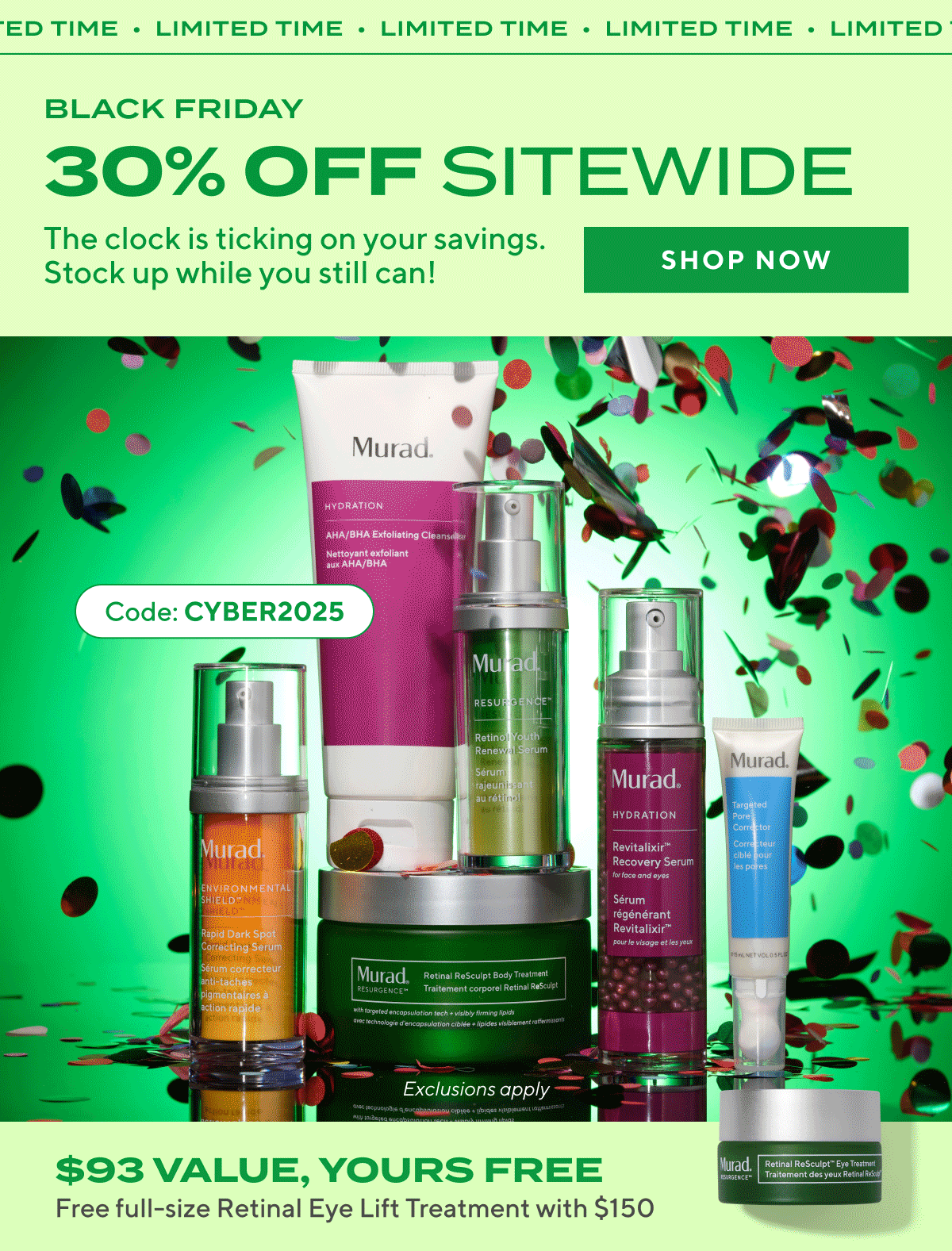 30% Off Sitewide 