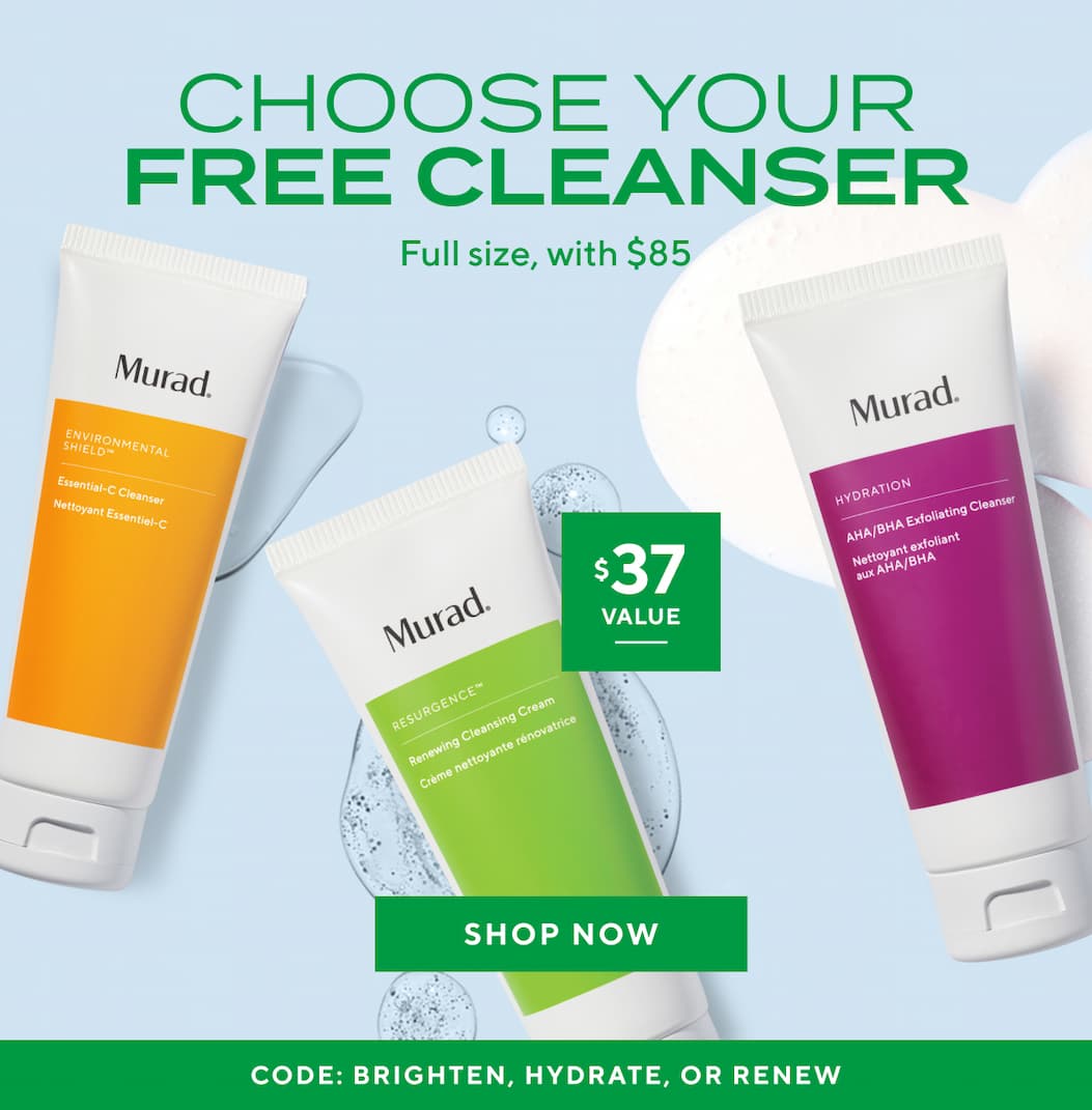 Choose Your Free Full-Size Cleanser 
