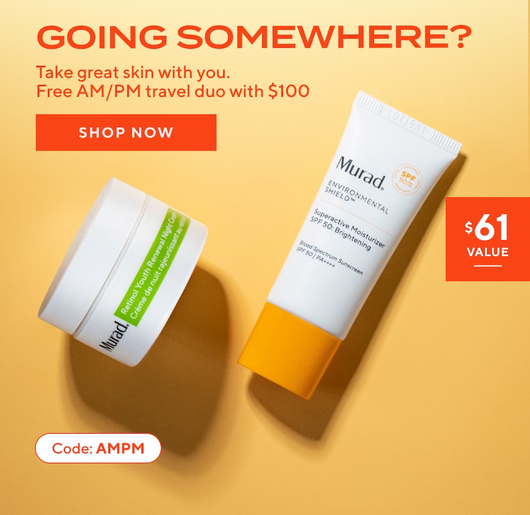 Take Great Skin With You. Code AMPM