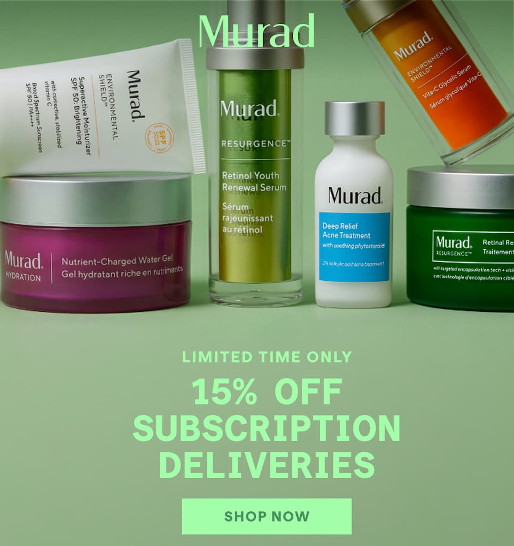 Limited time offer 15% off all subscription deliveries. Shop now