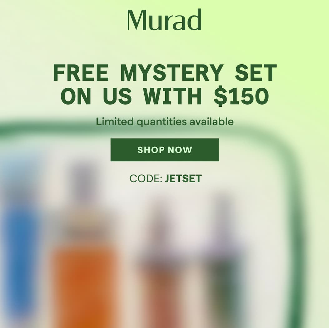 Free mystery set on us with $150. Code: JETSET