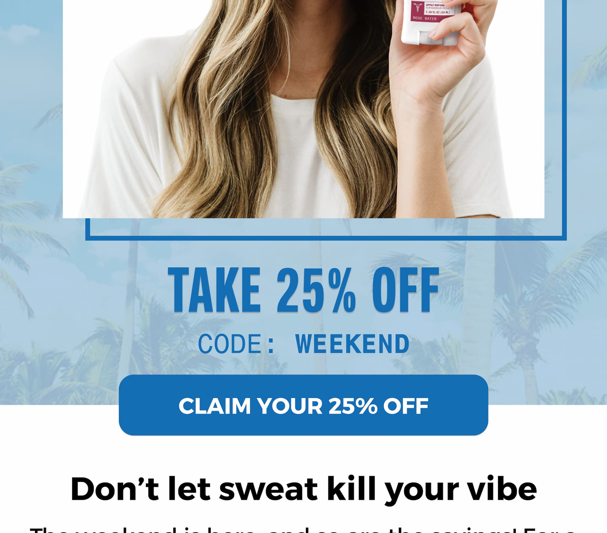 Sitewide weekend sale - save an extra 25%