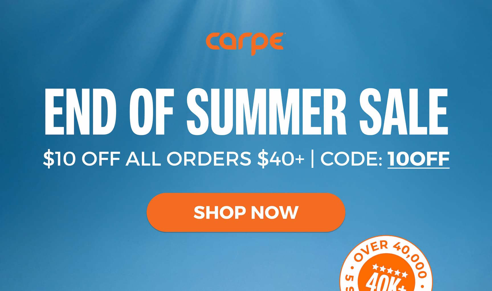 End of Summer Sale!