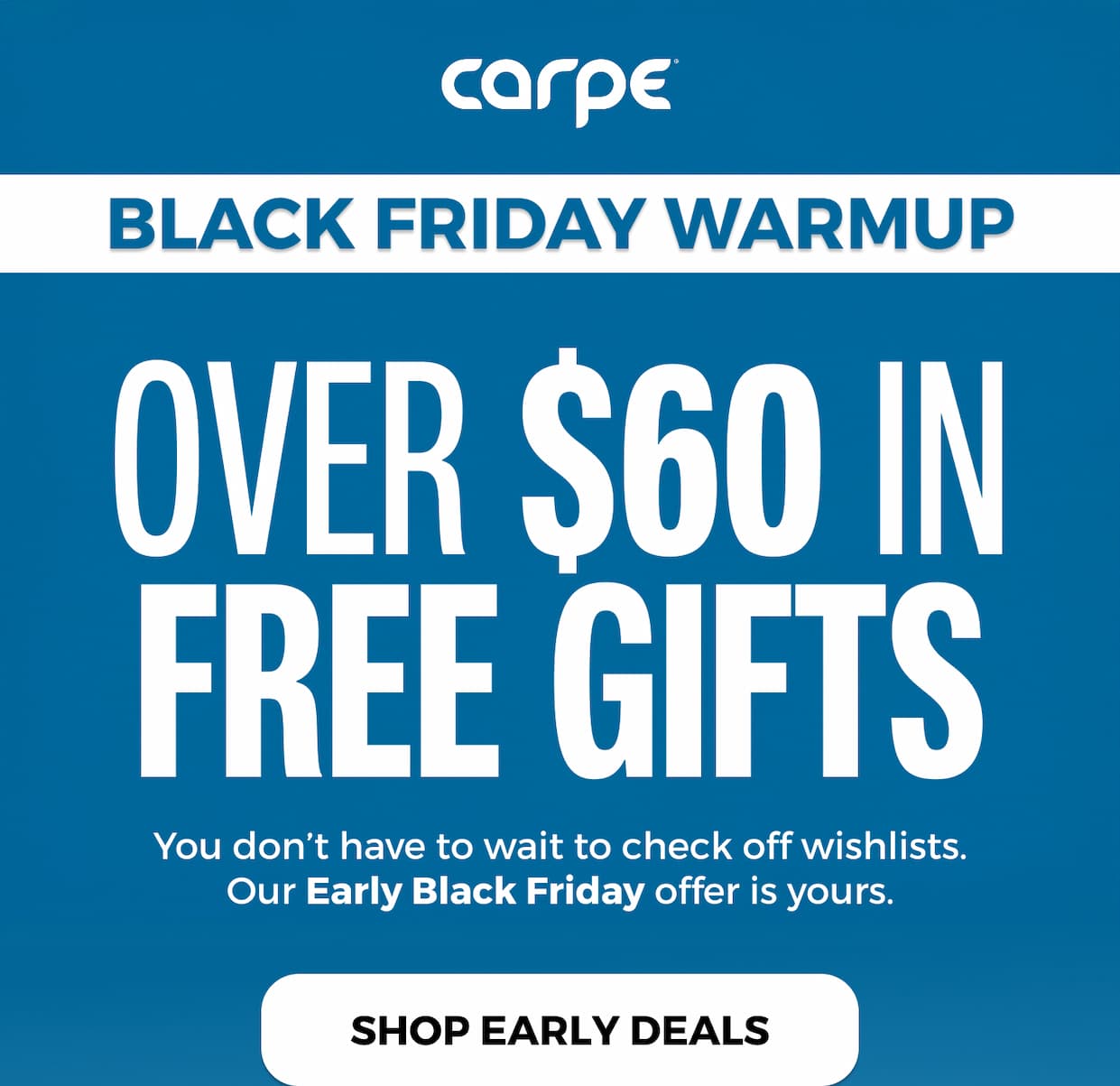Black Friday Warmup