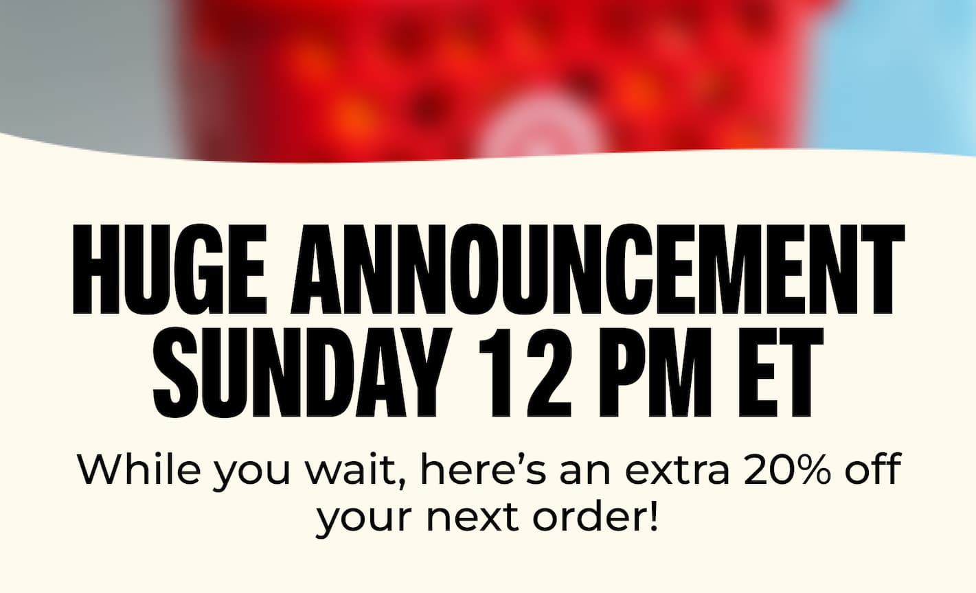 Take an extra 20% off