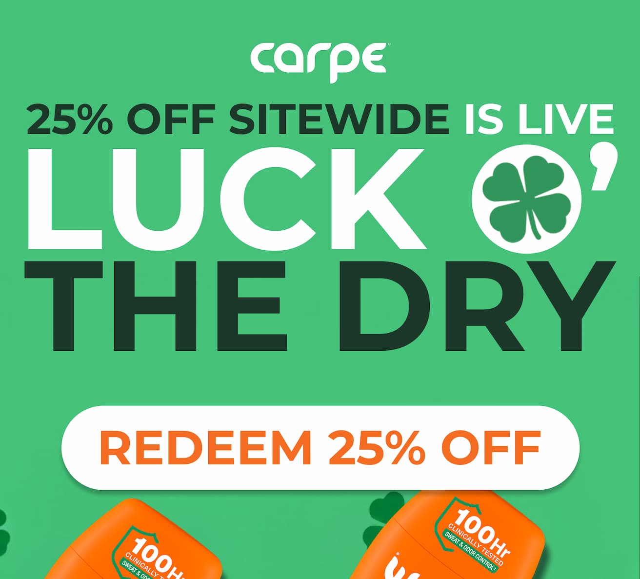 Save an extra 25% off