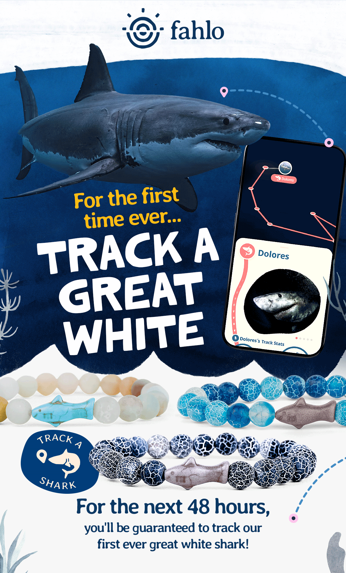 Track a great white! For the first time ever