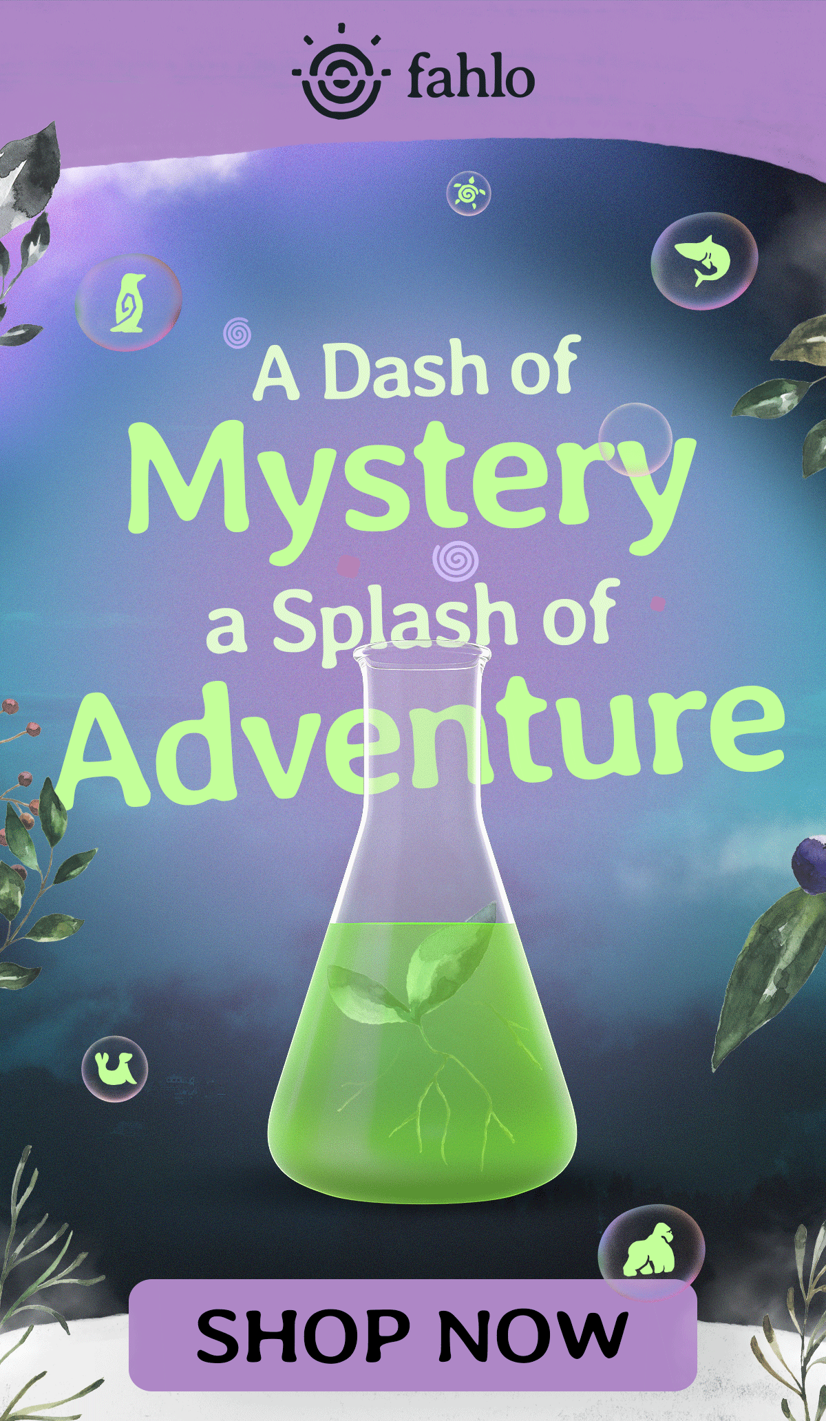 A dash of mystery, a splash of adventure!