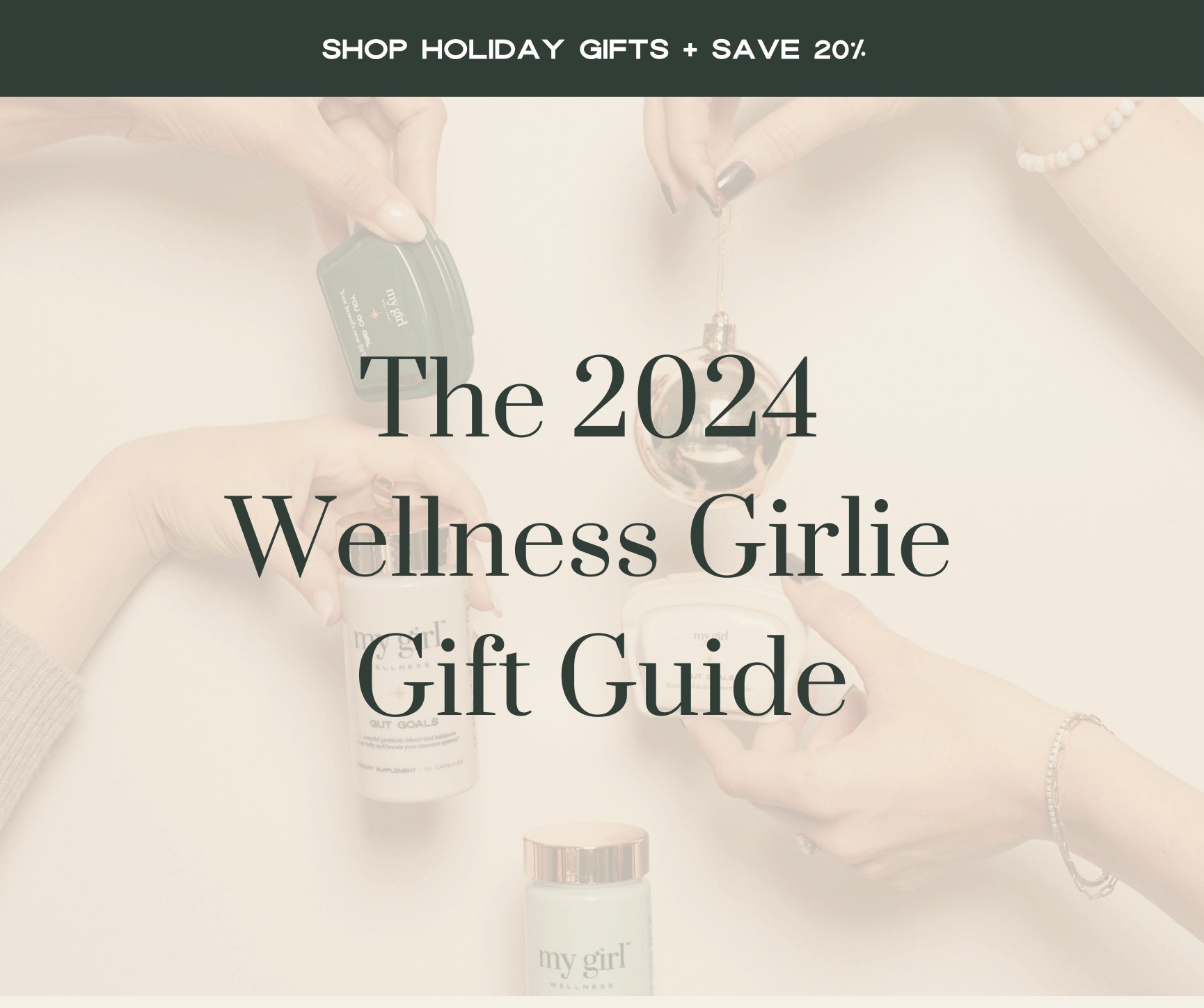 SHOP HOLIDAY GIFTS + SAVE 20%