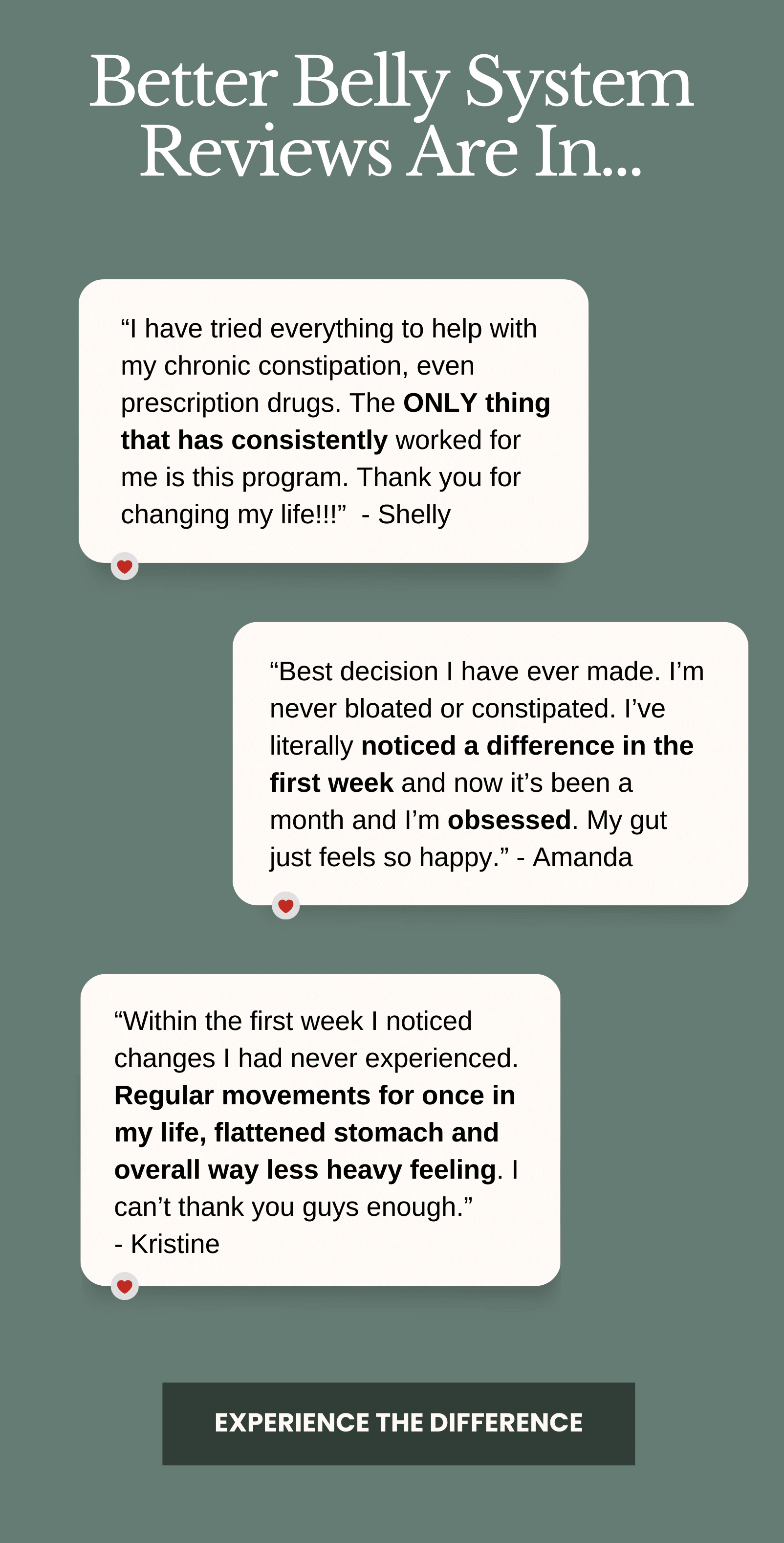 Customer Reviews - Experience The Difference 
