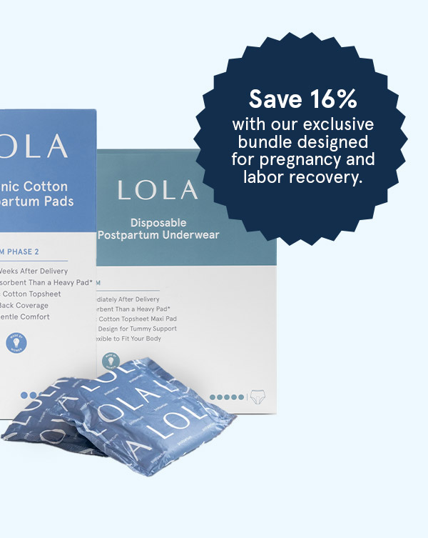 Save 16% with our exclusive bundle designed for pregnancy and labor recovery.