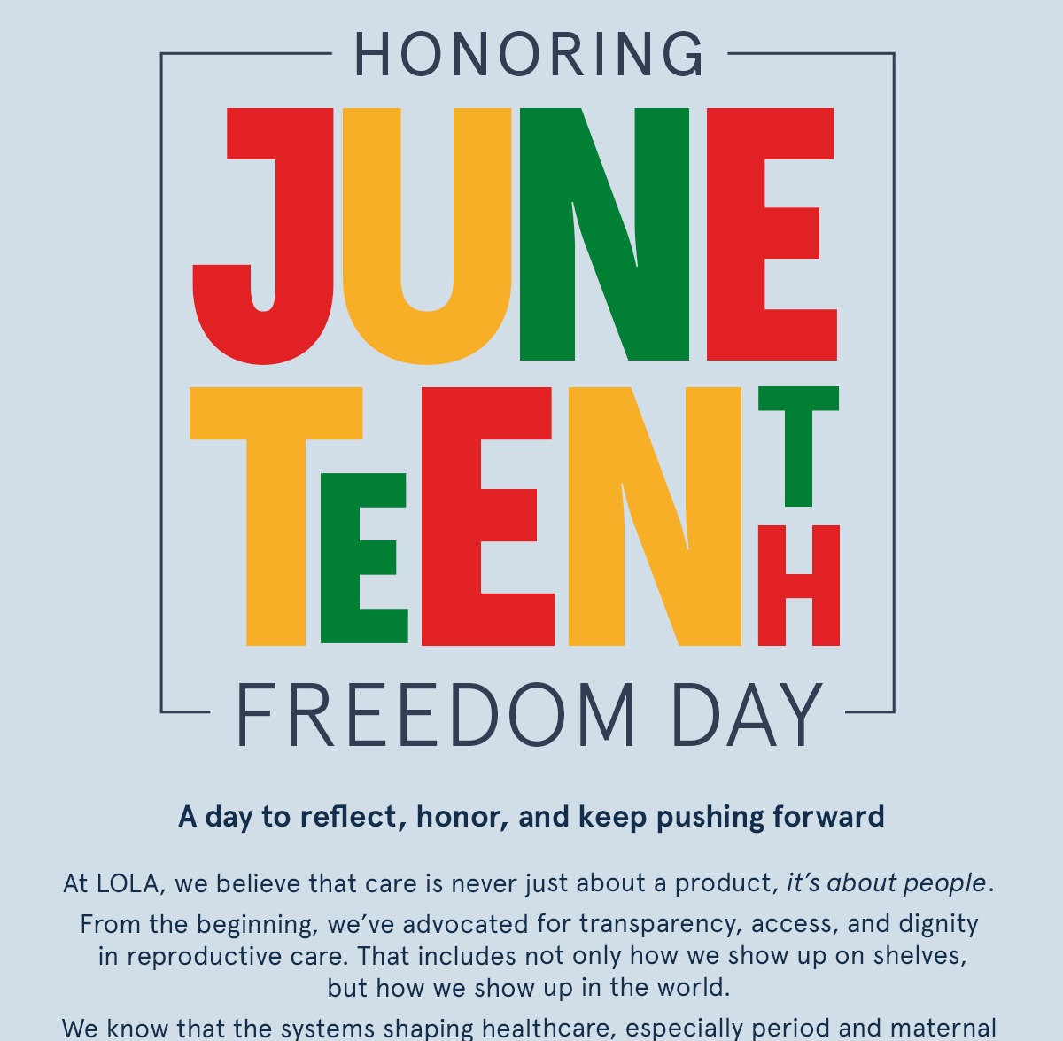 Honoring Juneteenth – Freedom Day