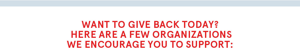 Want to give back today? 