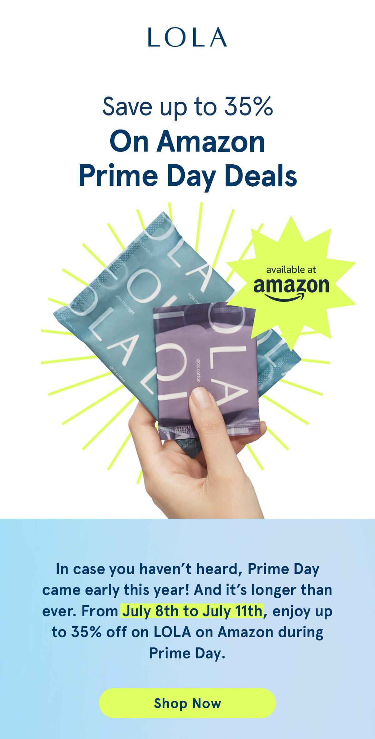 Save up to 35% on Amazon Prime Day Deals