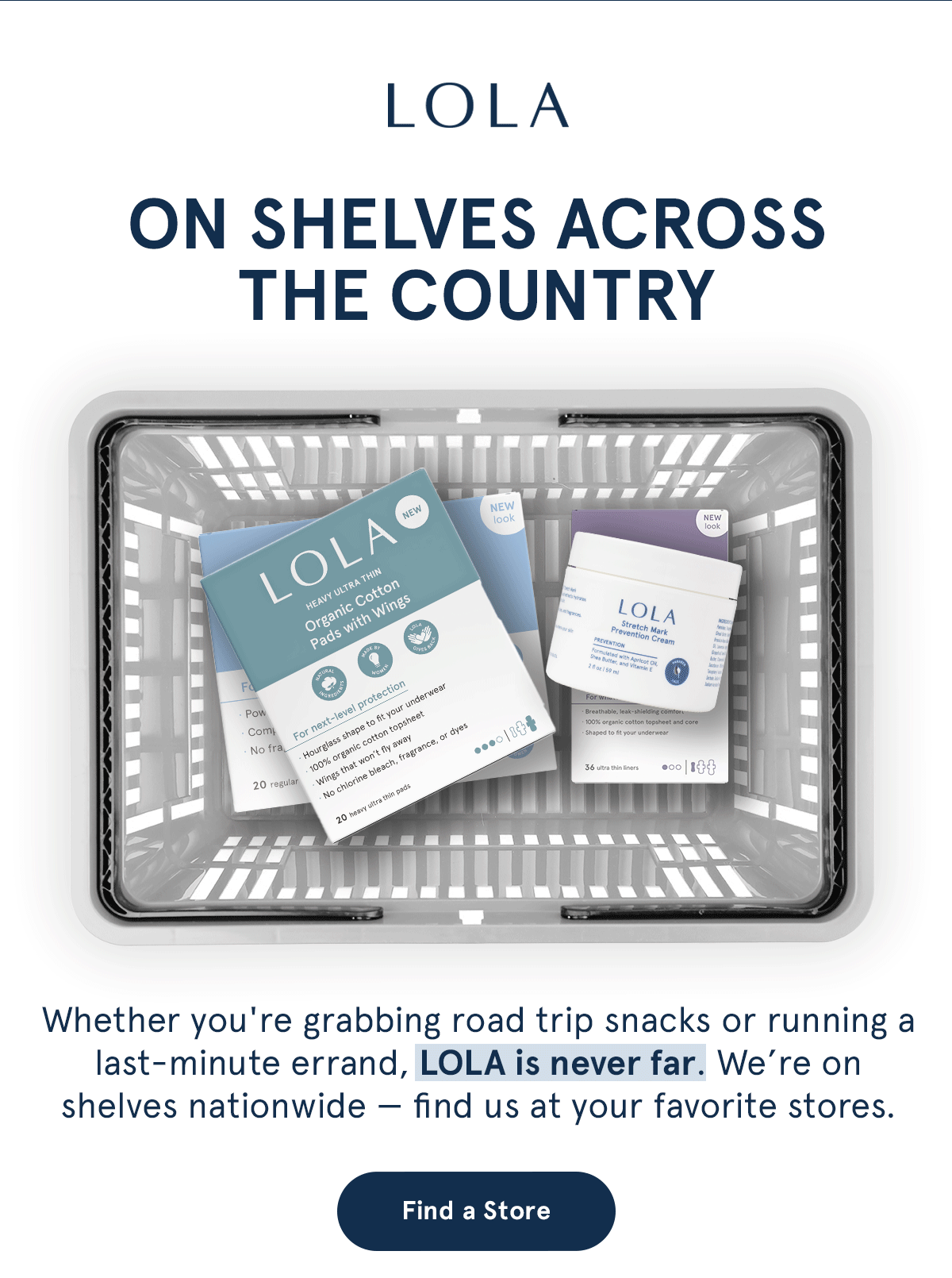 On shelves across the country