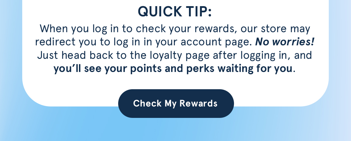 Quick tip! 