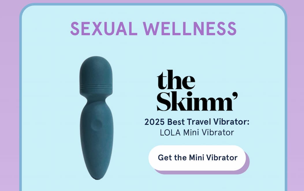 The Skimm best travel vibrator and lube for sensitivity