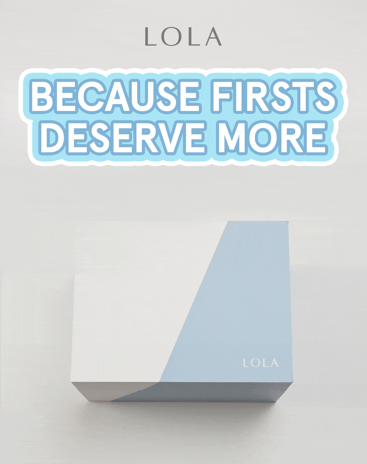 Because firsts deserve more
