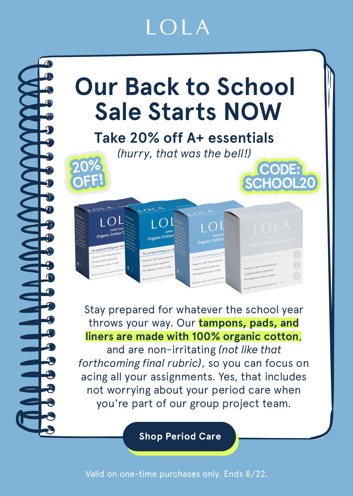 Our Back to School Sale Starts Now