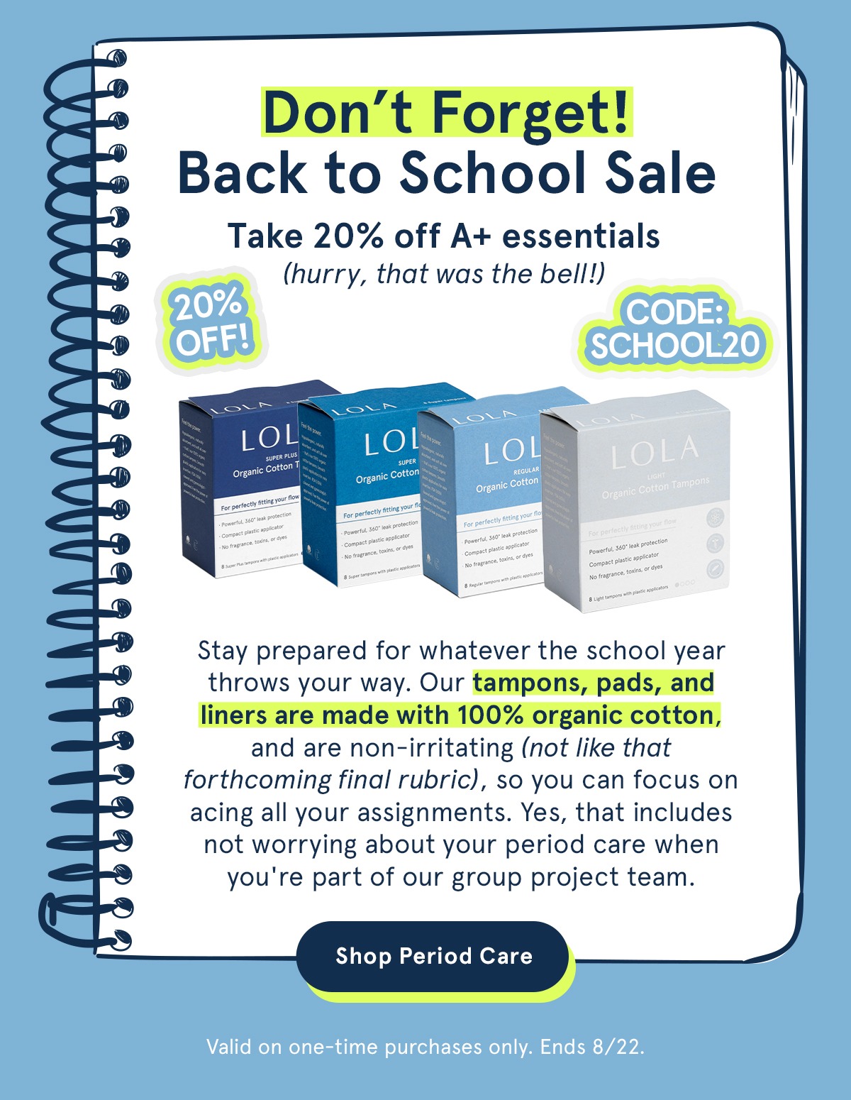 Our Back to School Sale Starts Now