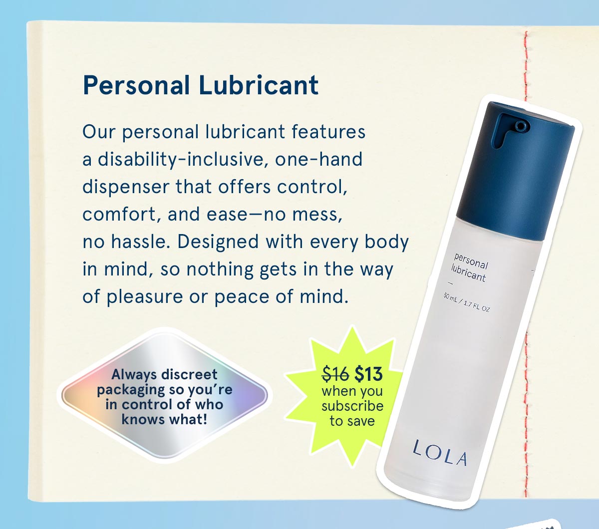 Personal Lubricant 