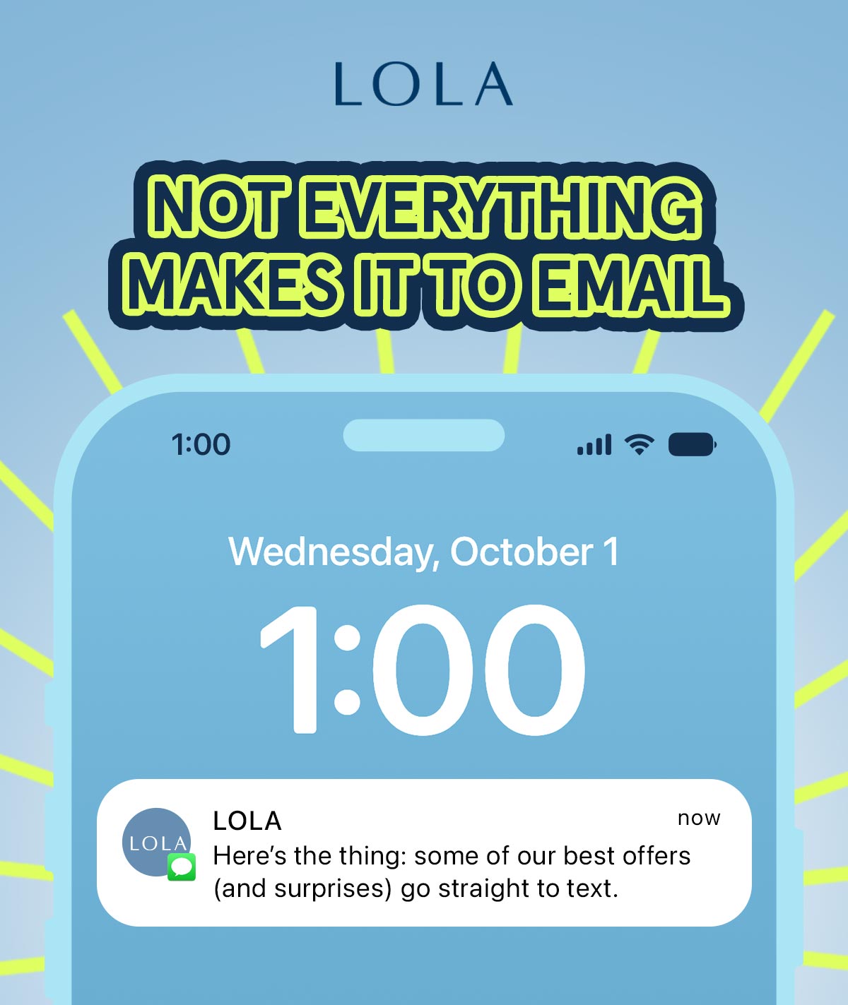 Not everything makes it to email