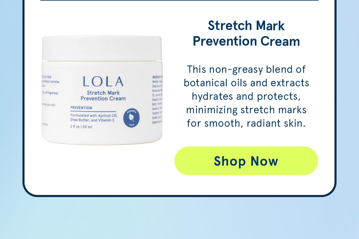 Stretch Mark Prevention Cream