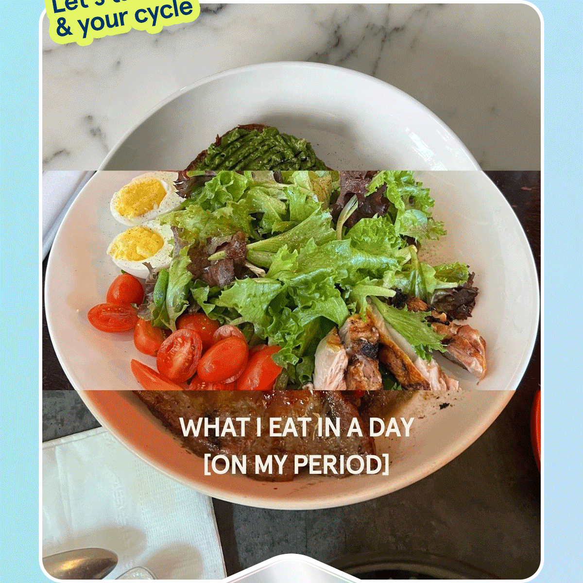 Let's talk food and your cycle